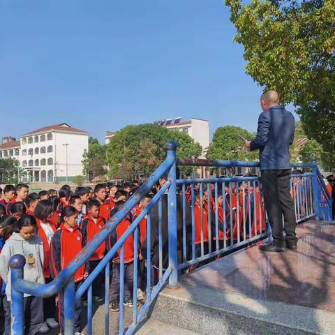 平安校园｜心系安全    警钟长鸣——2022年下学期鹿角中心学校防控警报暨疏散演练