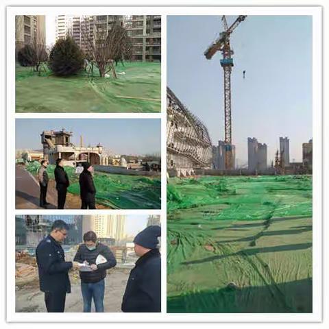 2020年12月21日港沟街道环保所重污染天气巡查