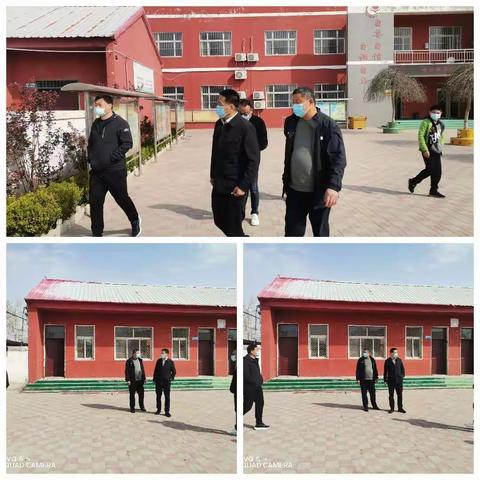 邱县教体局张书杰副局长、计财科李洪利科长来特教学校大门改造调研改造方案