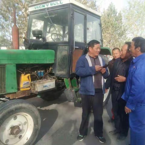 下西号镇认真开展2019年度拖拉机和联合收割机检验工作