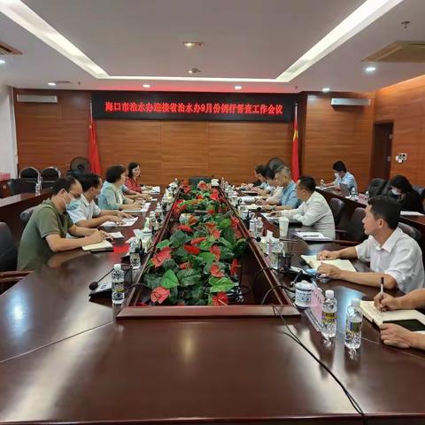 海口市治水办迎接省治水办9月份例行督查工作