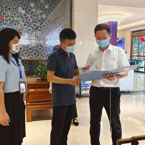 唐甸广副区长带队检查督导旅文行业疫情防控工作