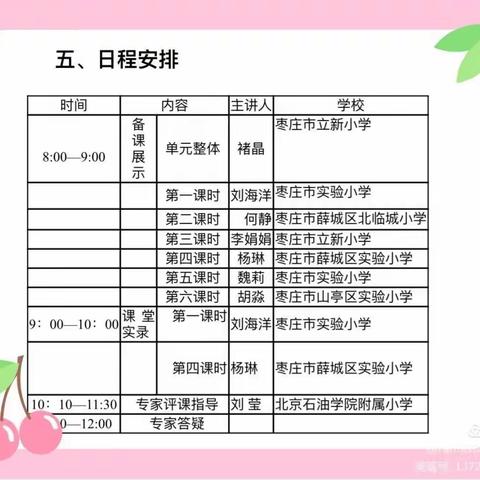 线上教研行，静待春光美——淄博群组参加山东省小学英语特级教师工作坊单元整体教学研讨活动