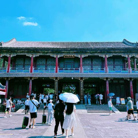 今天打卡重游北京圆明园，颐和园