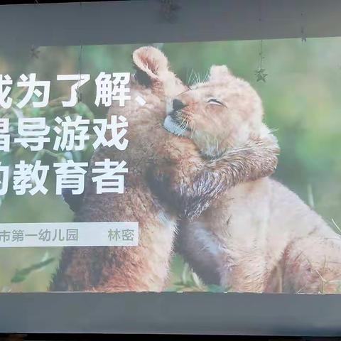 游戏为中心的幼儿园课程