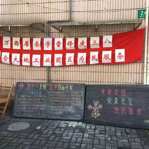 学雷锋 庆三八 便民服务进社区