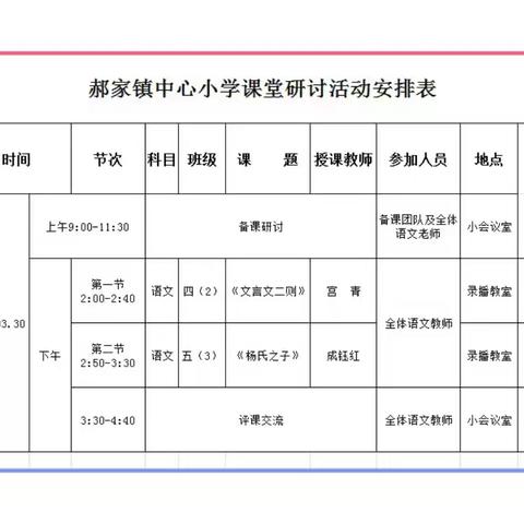 春日相逢启新程  郝小教研向未来——东营市垦利区郝家镇中心小学开展立足新课标  探索大单元语文教研活动