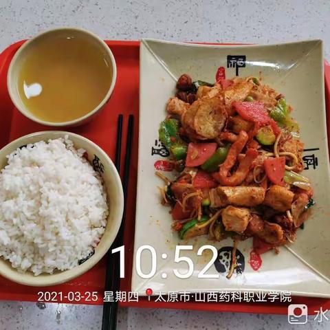 财贸学生餐厅一层大餐菜品2021/3/25