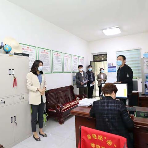 底张街道开展机关卫生环境检查活动