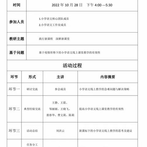 践行新课程  深耕新课堂——山亭区小学语文线上教学专题研讨会