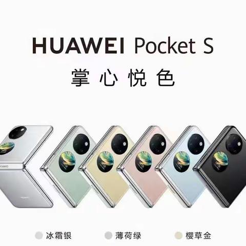 泊头信誉楼 华为pocket  s新品预售 现接受预定