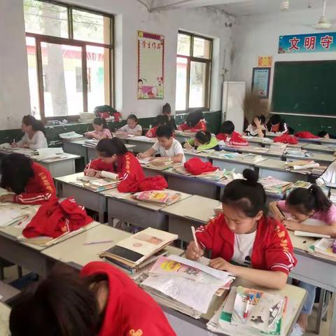 孙堡营中心小学——六年级午自习