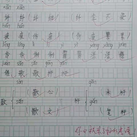 廿里铺小学教学常规检查---作业篇