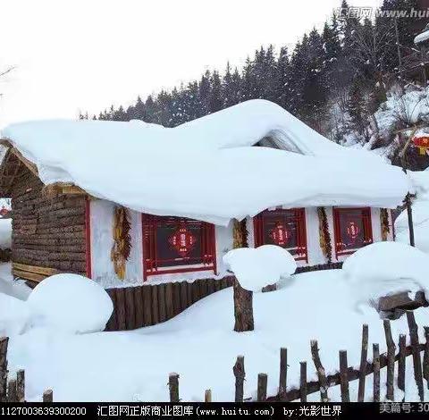 美术活动——雪房子🏠