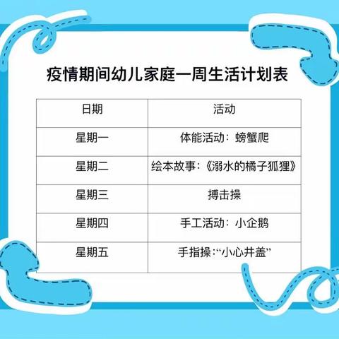 珲春市第六幼儿园“听课不停学”小一班第十九周精彩瞬间