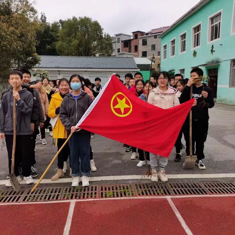 我们的植树节-坊楼中学八（二）班团建活动