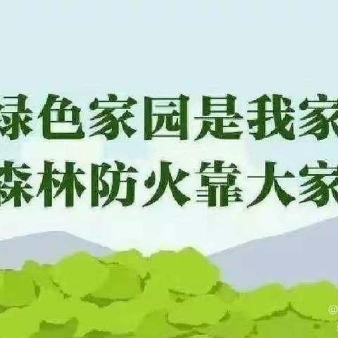 【官幼•活动】森林防火，人人有责——官路镇中心幼儿园森林防火安全主题教育活动暨告家长书