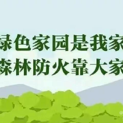 【官幼•安全】官路镇中心幼儿园森林防火致家长的一封信