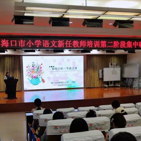 专家引路，拨云见日——2020年海口市小学新任教师语文学科二班