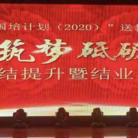 总结梳理提升，共享国培硕果 ——柘城县“国培计划（2020）”送教下乡培训项目总结提升暨结业典礼