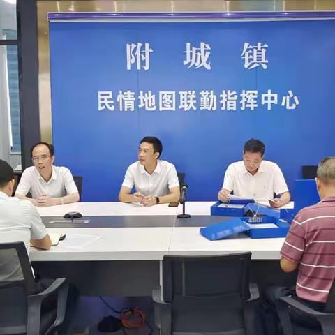 县委副书记王俊锐率队到附城镇调研指导工作