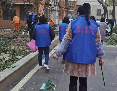 玫瑰西园社区新时代文明实践站“清洁家园 ”活动