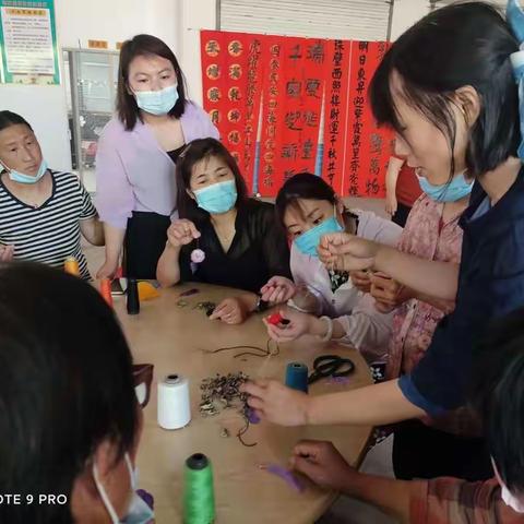 “话端午，绣荷包”羊里街道社区教育中心校走进羊里城东社区仪封村