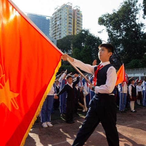 “ 红领巾，我为你自豪”——  碧波小学一年级新生入队仪式