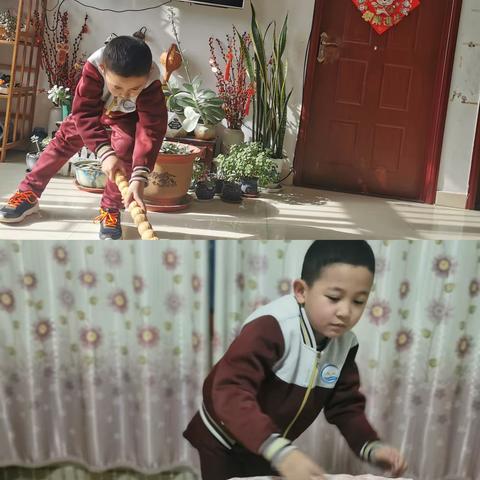 居家共战疫，劳动最光荣！