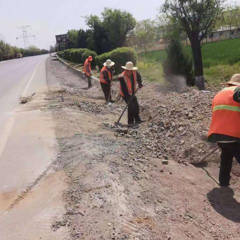 扶风公路段掀起春季养护工作大干热潮