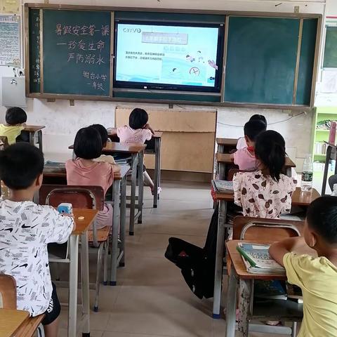 快乐度暑假，安全伴我行——罗镜镇驸台教学点开展暑期安全主题教育活动