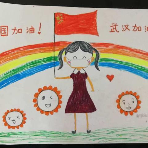 ❤南阳市实验幼儿园达士营分园——疫情期间孩子们为中国加油！武汉加油！