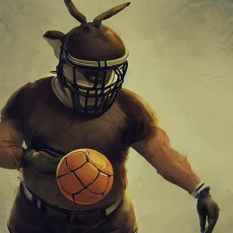 AI插图版寓言︱镜子洗澡