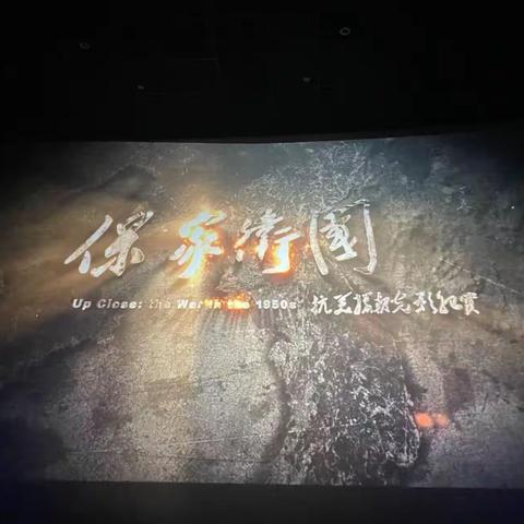 忆往昔峥嵘岁月 乘风展旗正当时 —梨树园小学观《保家卫国一抗美援朝光影纪实》