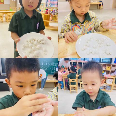 “爸爸妈妈， 我们在幼儿园开心成长”