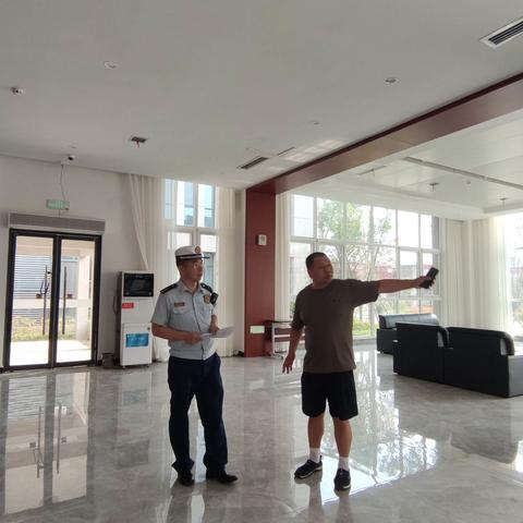 金台消防救援大队开展“十四运”消防检查指导工作