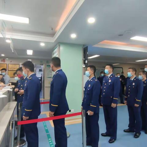 金台区消防救援大队组织全员进行健康体检