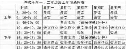 土山岗李楼小学师生同抗疫，线上互动齐学习。