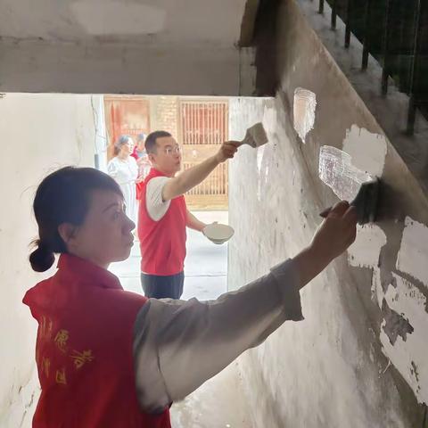 人民街道胜利社区开展“全民齐动员，共创文明城”周五共建日红袖章志愿服务活动
