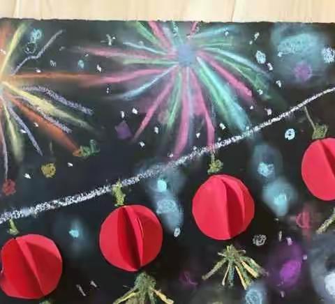 慧凡·新星幼儿园安格美术班的小朋友祝福大家新年快乐