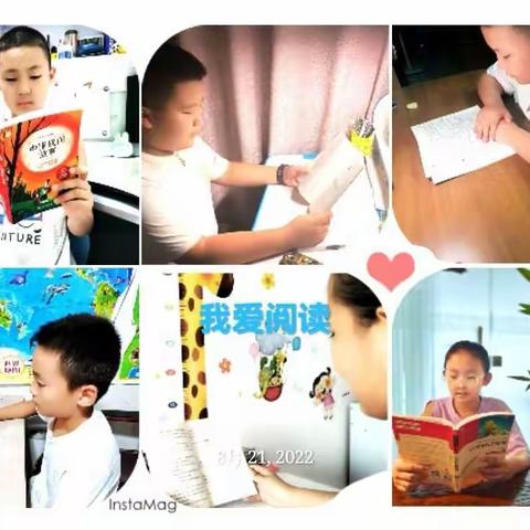 育才小学四年四班第四小组暑假阅读