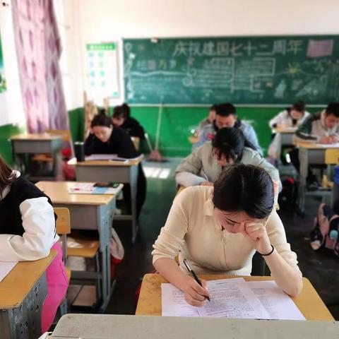 学无止境，以考促教 ——东青镇禅林小学校组织青年教师业务测试