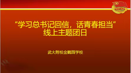 学习习近平总书记回信，话青春担当