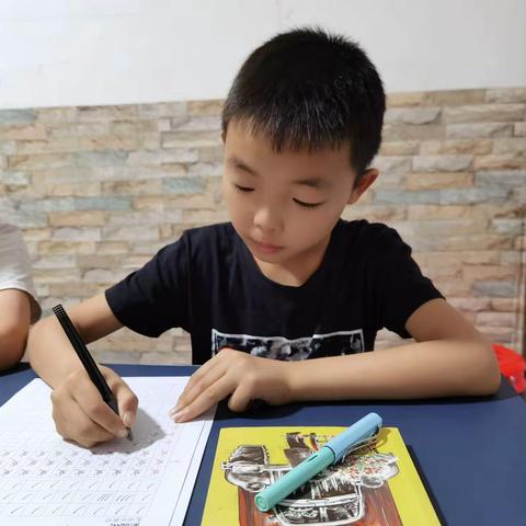 知墨堂2021暑期书法班第一期掠影（一）
