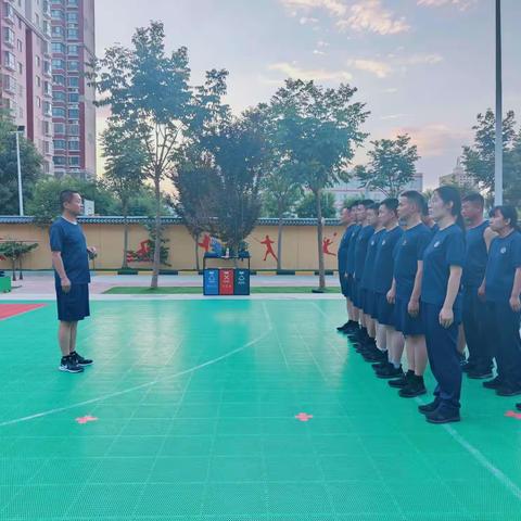 决战“清零”行动——后勤保障科组织开展体能达标强化整训工作