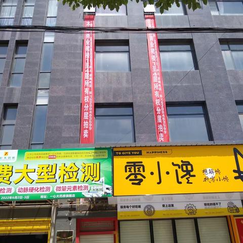 茶陵县城西农贸大厦1-4层商业裙楼所有权分层拍卖