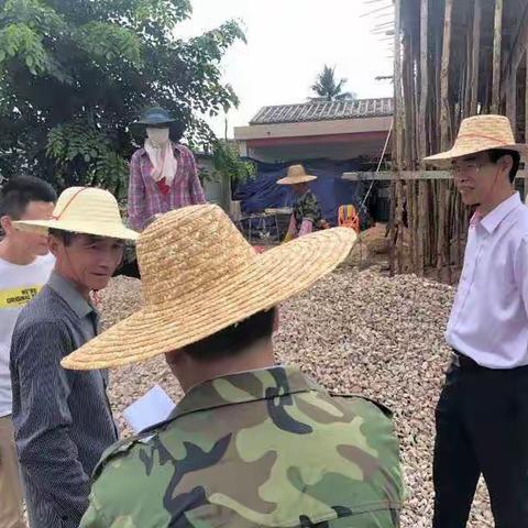 市委常委、秘书长肖发宣到海头镇检查督促危房改造工作