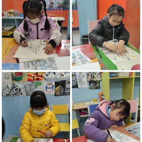 创意美术小小建筑师