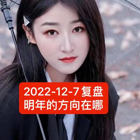 2022-12-7复盘“明年的方向在哪”