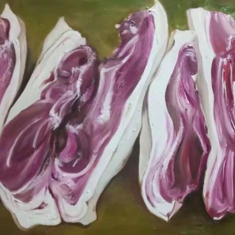 李家沱五彩斑斓花浪翻滚 张世强笔下油彩活灵活现